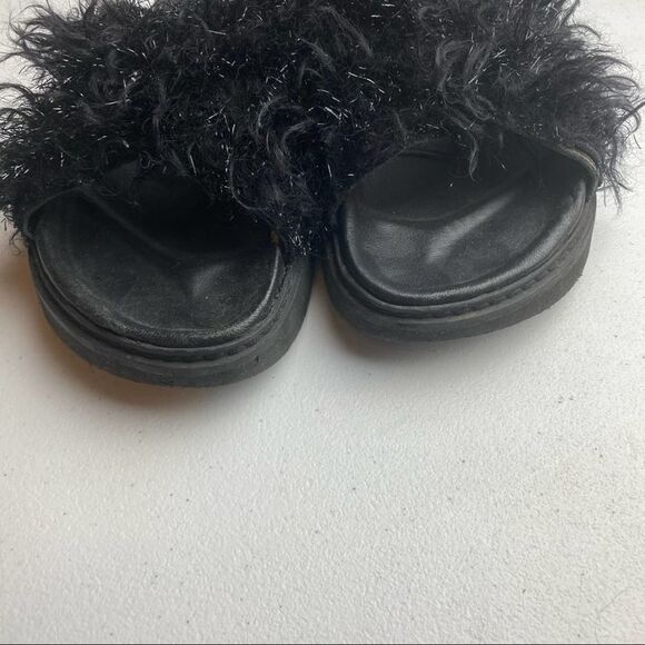 Simone Rocha Fur Slides - Picture 3 of 6